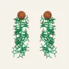 Jewelry-Johanna Ortiz Aclla Del Sol Earrings In Limemint