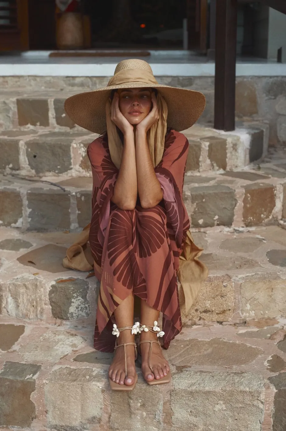 Shoes-Johanna Ortiz Amazonia Peruana Sandals In Nude