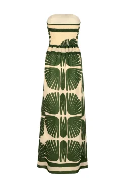 Trending Now-Johanna Ortiz Ancient Peru Dress In Green
