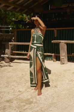 Dresses-Johanna Ortiz Ancient Peru Dress In Green