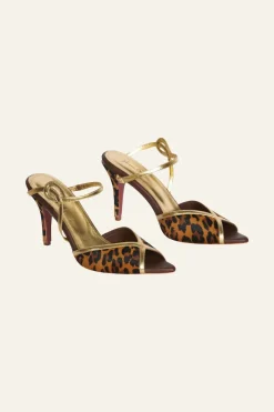 Shoes-Johanna Ortiz Aventurera Heels In Leopard