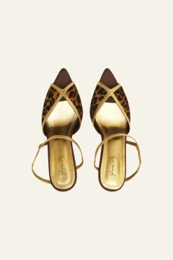 Shoes-Johanna Ortiz Aventurera Heels In Leopard