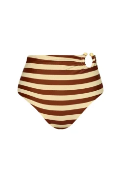 Swimwear-Johanna Ortiz Barbasco Bikini Bottom In Ecru & Marsala