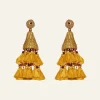 Jewelry-Johanna Ortiz Caudal Magico Earrings In Ochre
