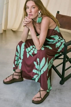 Shoes-Johanna Ortiz Cocobolo Sandals In Chocolate