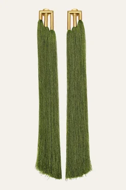 Jewelry-Johanna Ortiz Color Ways Earrings In Olive