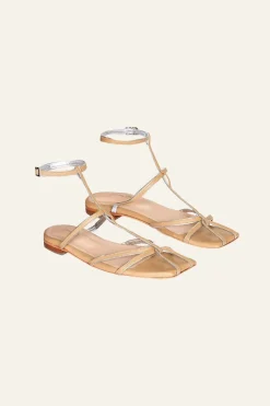 Shoes-Johanna Ortiz Conquistadora Sandals In Nude