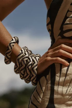 Jewelry-Johanna Ortiz Cosmic Serpent Bangles In Black