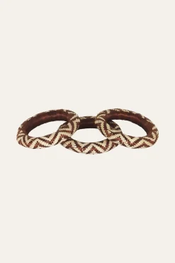 Jewelry-Johanna Ortiz Cosmic Serpent Bangles In Cacao