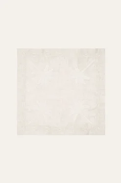 Table Linens-Johanna Ortiz Cultivos Cocktail Napkin In Ecru Set Of 4
