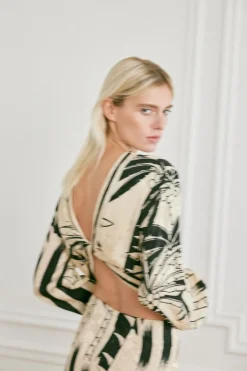 Tops-Johanna Ortiz Desert Palms Top