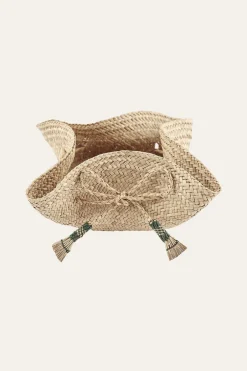 Table Tops-Johanna Ortiz El Cocuy Mini Bread Basket In Jade Set Of 4