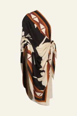 Shawls-Johanna Ortiz Elongo Florals Shawl In Black