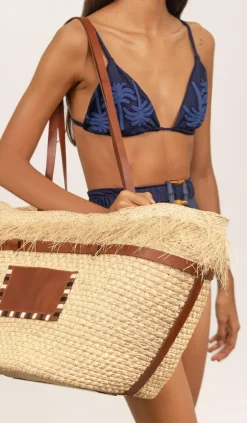 Swimwear-Johanna Ortiz Enjipai Bikini Top In Navy