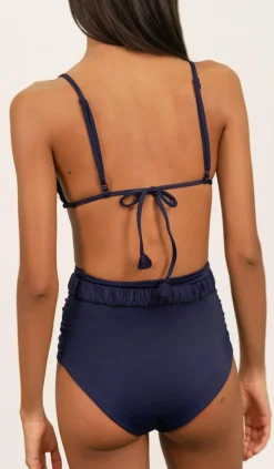Swimwear-Johanna Ortiz Enjipai Bikini Top In Navy