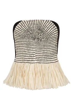 Tops-Johanna Ortiz Exploring Textures Top In Black