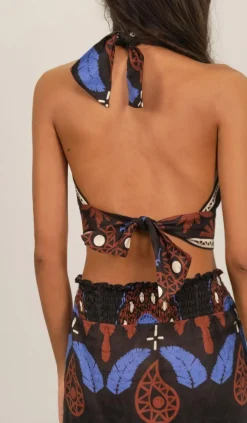 Tops-Johanna Ortiz Grateful Warrior Top