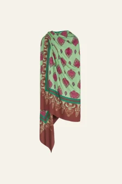 Shawls-Johanna Ortiz India Chintz Shawl In Green