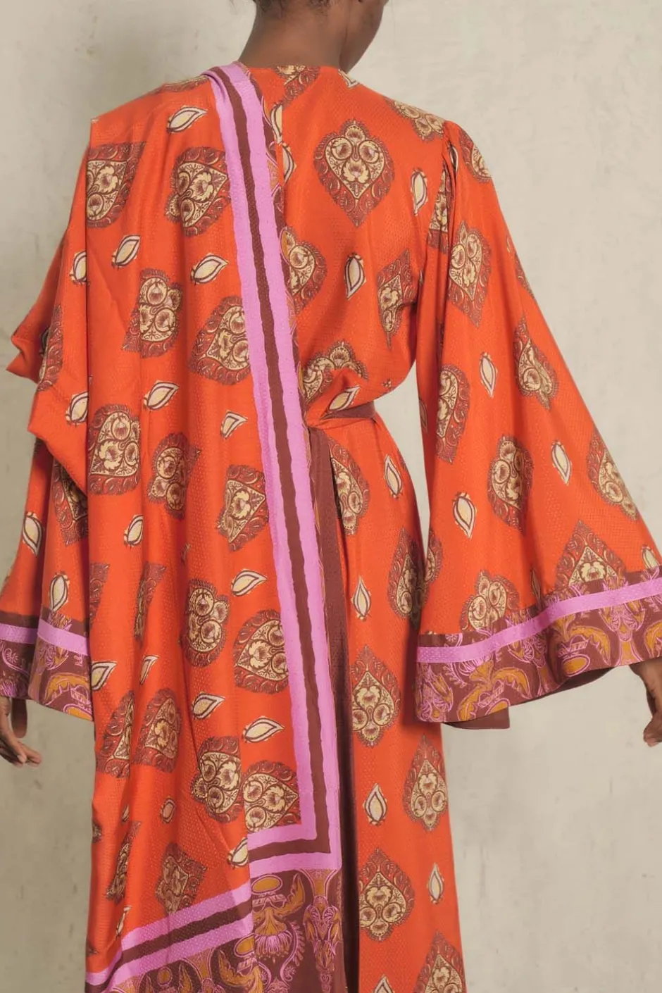 Shawls-Johanna Ortiz India Chintz Shawl In Red