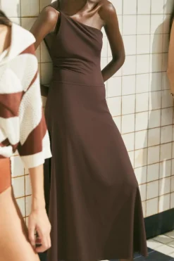 Bottoms-Johanna Ortiz Kikoi Skirt In Wine