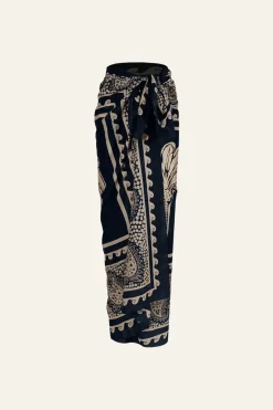 Pareos & Coverups-Johanna Ortiz Kilimanjaro Pareo In Navy
