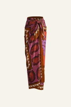 Pareos & Coverups-Johanna Ortiz Kilimanjaro Pareo In Violet