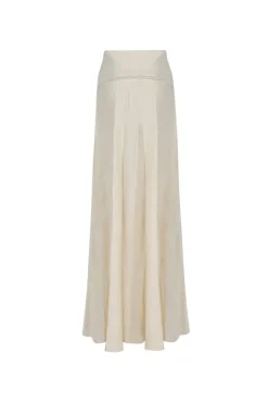 Bottoms-Johanna Ortiz Light And Sound Skirt In Ecru