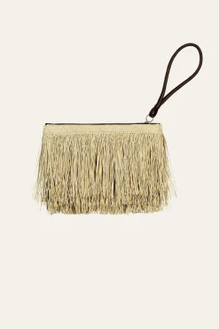 Bags-Johanna Ortiz Llanero Wristlet In Ecru