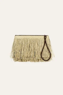 Bags-Johanna Ortiz Llanero Wristlet In Ecru