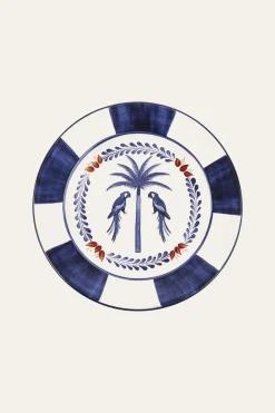 Dinnerware-Johanna Ortiz Macao Dinner Plate In Blue Set Of 2