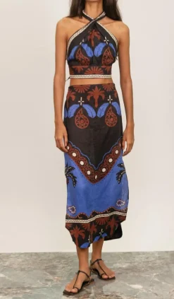 Bottoms-Johanna Ortiz Masaai Mythology Skirt