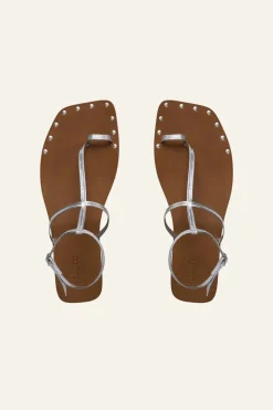 Shoes-Johanna Ortiz Maze Trek Sandals In Silver