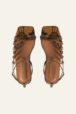 Shoes-Johanna Ortiz Moon Gazer Flats In Brown Python