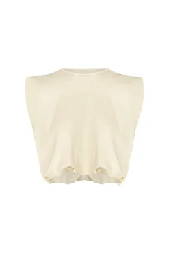 Tops-Johanna Ortiz Muraya T-Shirt In Ecru