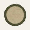 Trending Now-Johanna Ortiz Orpua Placemat In Green Set Of 2
