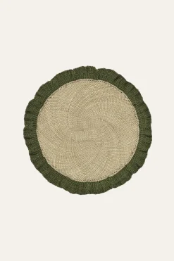 Table Linens-Johanna Ortiz Orpua Placemat In Green Set Of 2