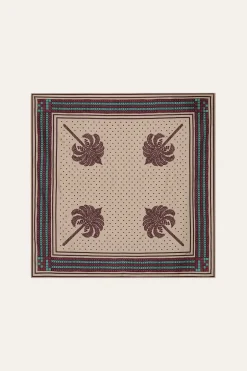Shawls-Johanna Ortiz Palmas Canas Mini Scarf In Magenta