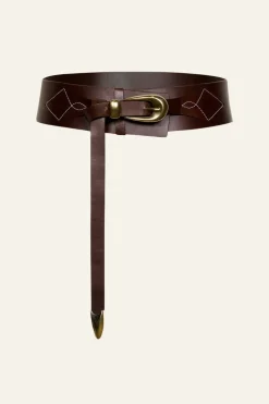 Belts-Johanna Ortiz Rodeo Revelry Belt In Chocolate