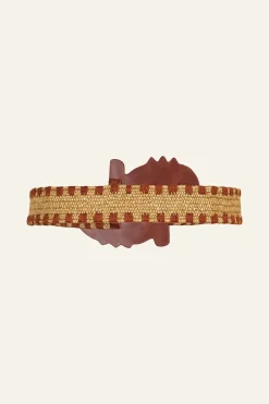Belts-Johanna Ortiz Rustle Of Palm Trees Belt In Sand