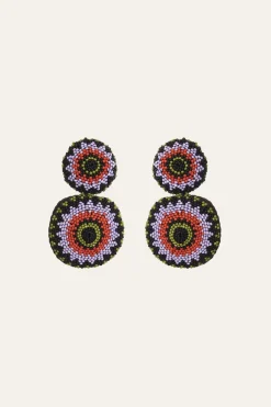 Jewelry-Johanna Ortiz Savage Ornaments Earrings In Lila