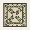 Table Linens-Johanna Ortiz Secret Life Of Funghi Cloth Napkins In Green Set Of 4