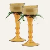 Home Decor-Johanna Ortiz Sincelejo Candle Holders In Jade Set Of 2