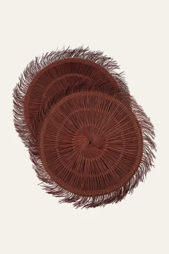 Table Linens-Johanna Ortiz Sol Naciente Placemat In Terracota Set Of 4