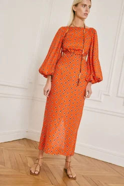 Jewelry-Johanna Ortiz Stampede Necklace In Terracotta