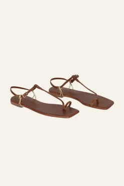 Shoes-Johanna Ortiz Sun Downer Sandals In Brown