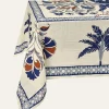 Table Linens-Johanna Ortiz Suzani Amazonico Rectangular Tablecloth In Blue