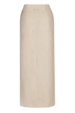 Bottoms-Johanna Ortiz Sweet Palm Skirt In Ecru