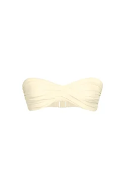 Swimwear-Johanna Ortiz Tangarana Bikini Top In Ecru