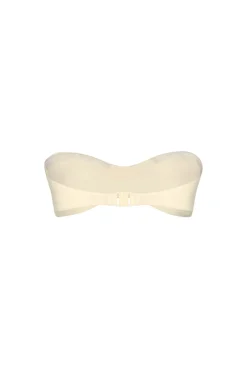 Swimwear-Johanna Ortiz Tangarana Bikini Top In Ecru