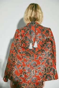 Outerwear-Johanna Ortiz Truly Treasured Blazer In Orange
